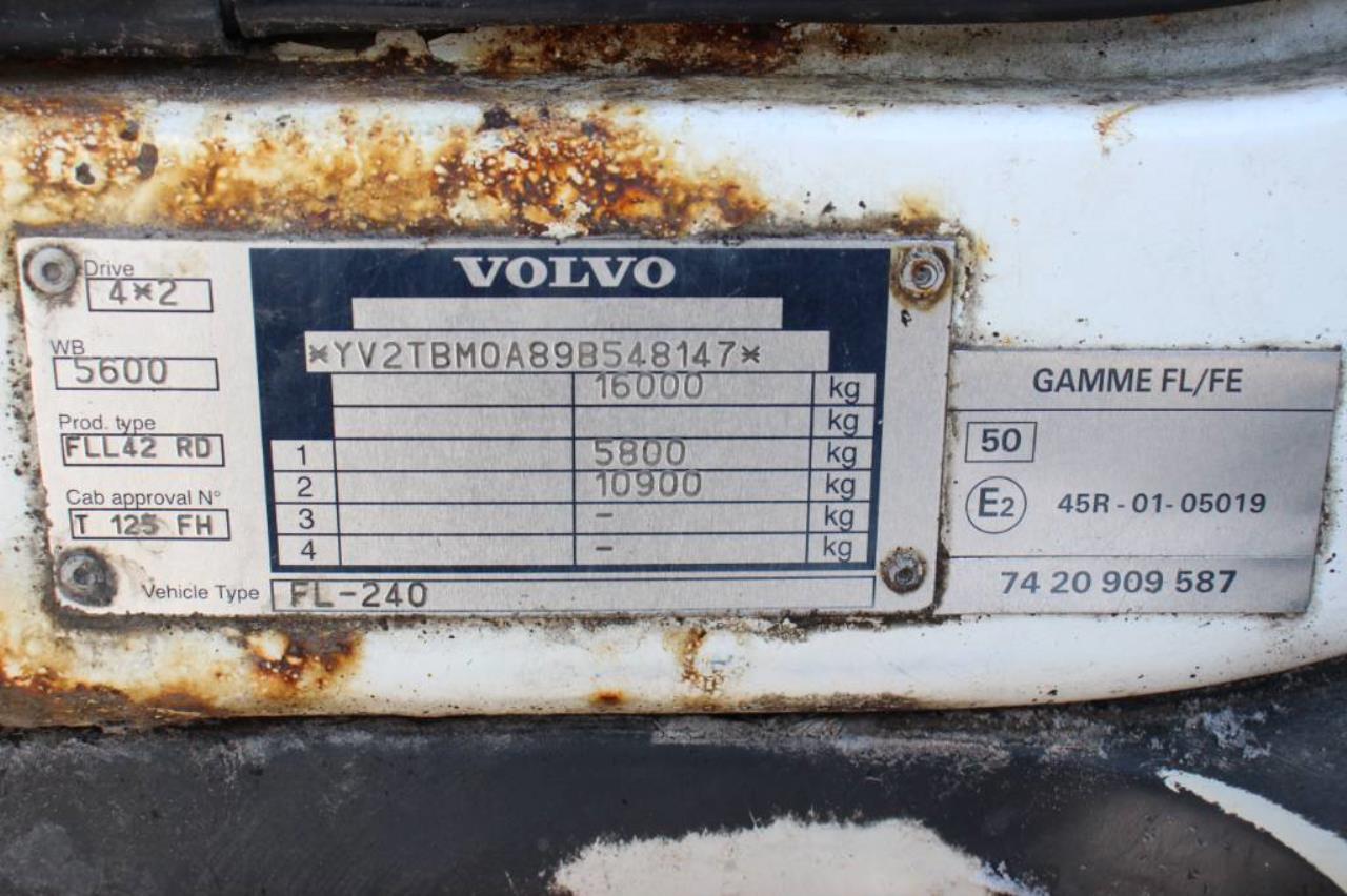 Volvo FL240 4x2 skåpbil 2009 - Demonteringsobjekt