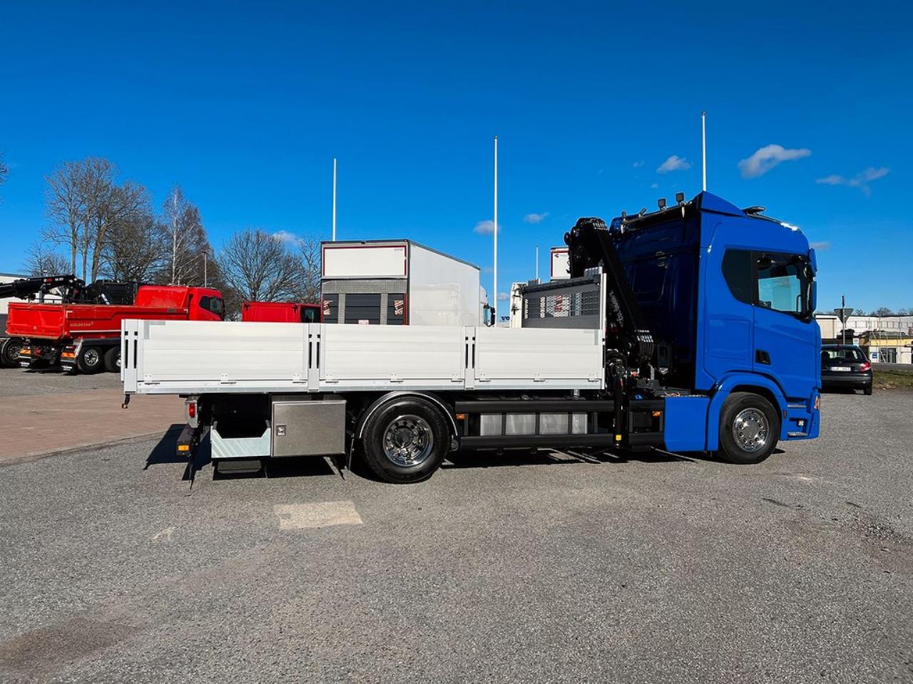 Scania R450 4x2 Brädgårdsbil Kranbil  1600 mil !!!! 2021 - Kran