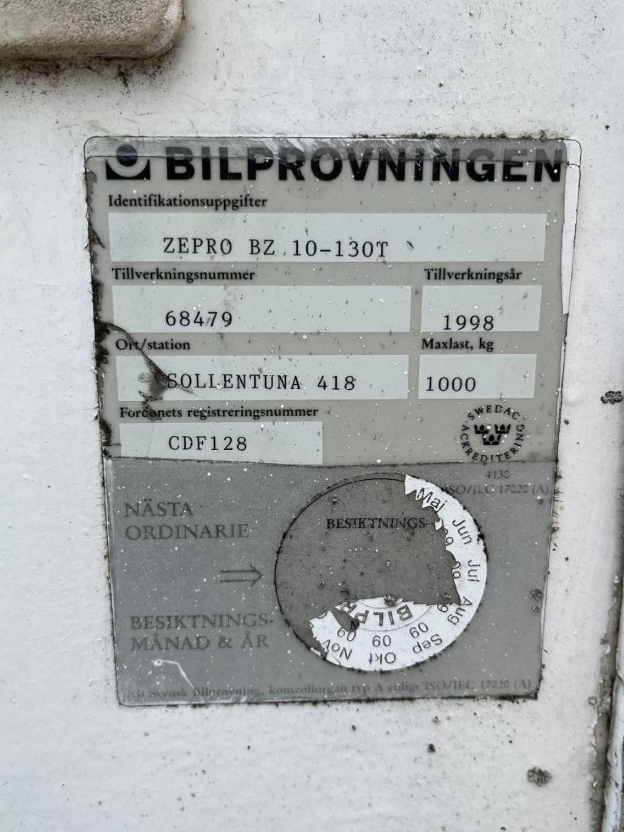 Mercedes-Benz 814 4X2 skåpbil 1998 - Demonteringsobjekt