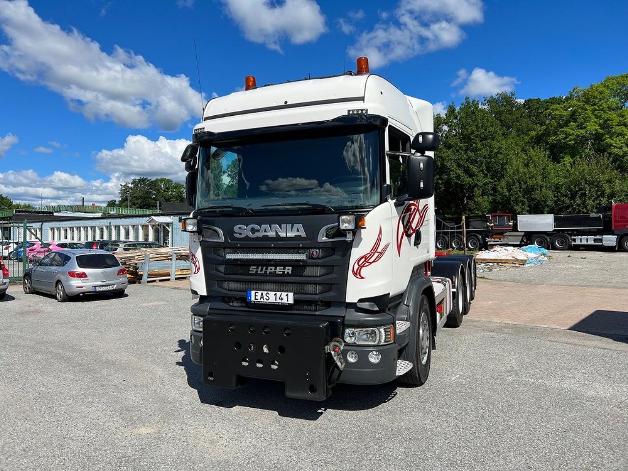 Scania R520 V8 8x4*4 Lastväxlare Fullt Plogutrustad Euro 6  2014 - Övrigt