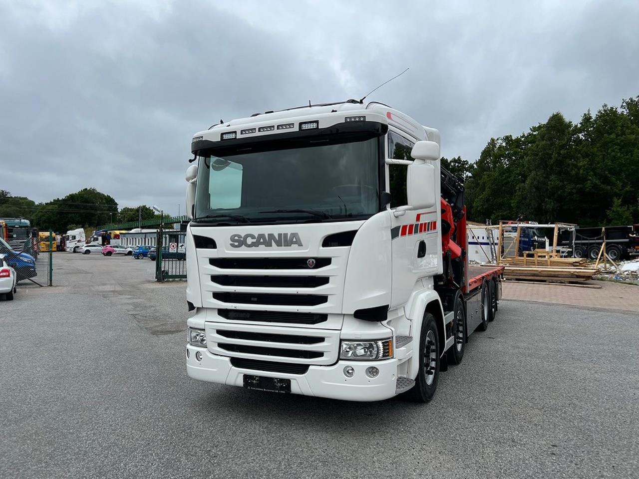 Scania R490 8x2*6 Kranbil / Bodbil Stor kran & jibb 2018 - Kran