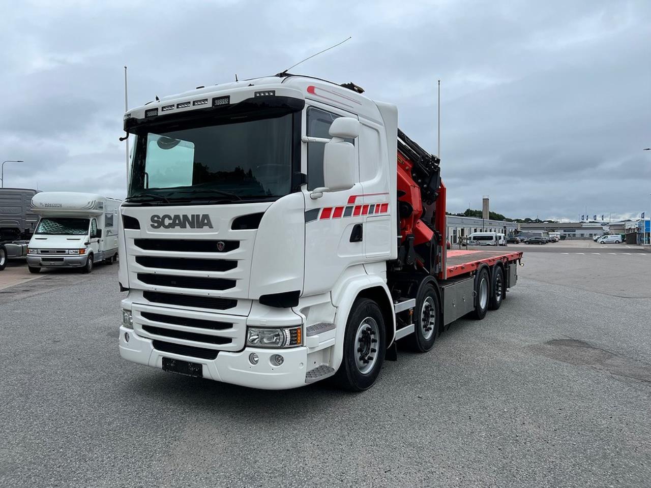 Scania R490 8x2*6 Kranbil / Bodbil Stor kran & jibb 2018 - Kran