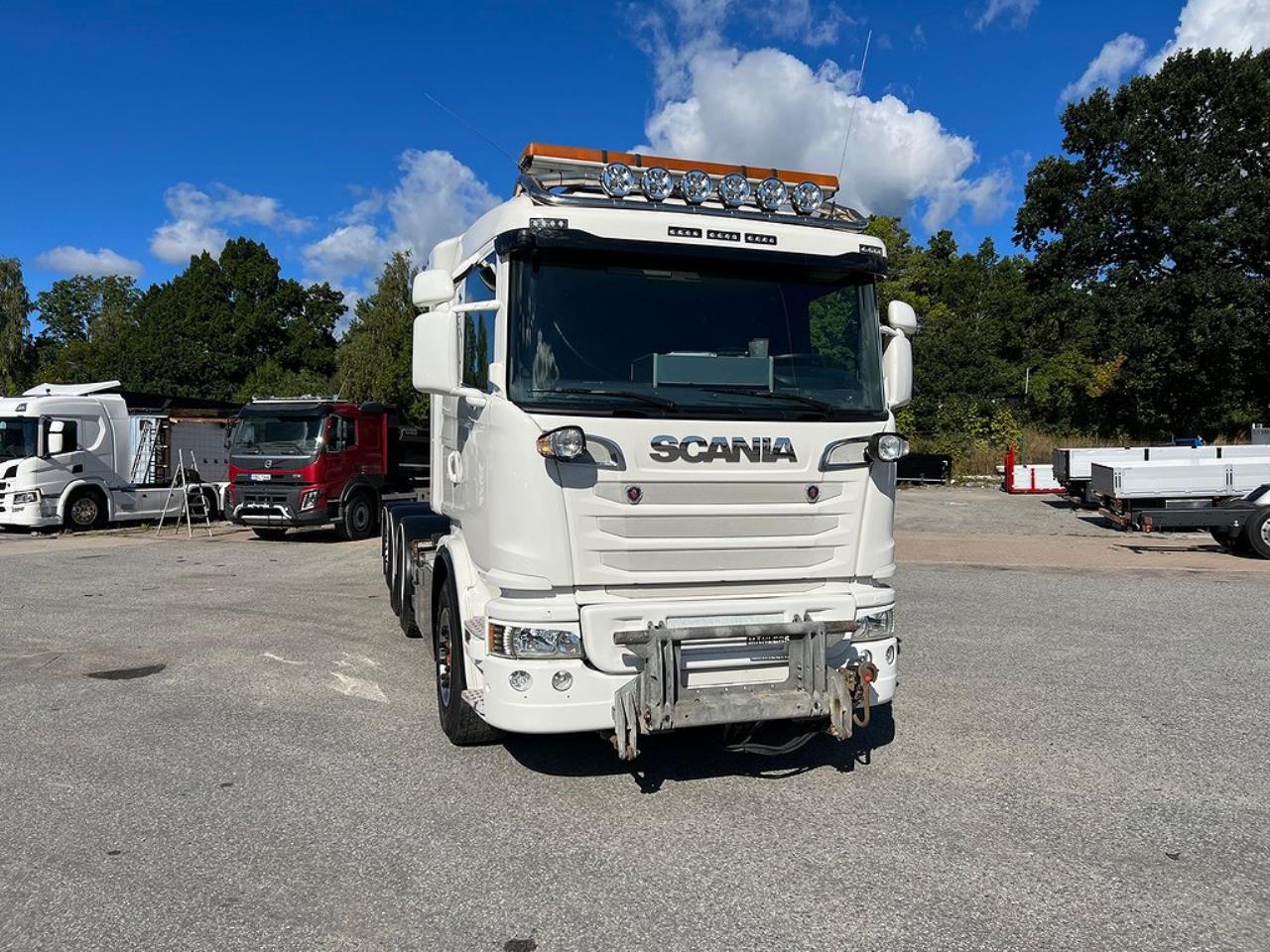 Scania G450 8x4*4 Lastväxlare Plogutrustad Euro 6 2014 - Krok/Lastväxlare