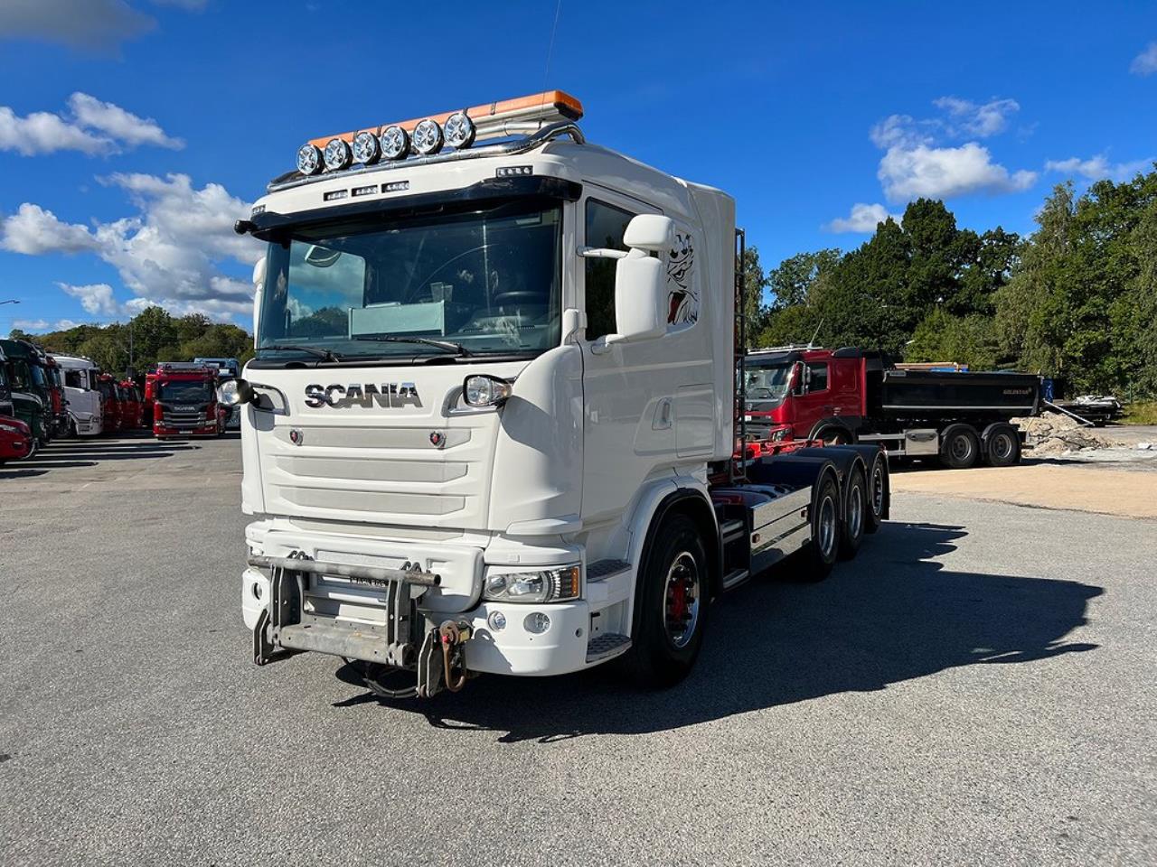 Scania G450 8x4*4 Lastväxlare Plogutrustad Euro 6 2014 - Krok/Lastväxlare