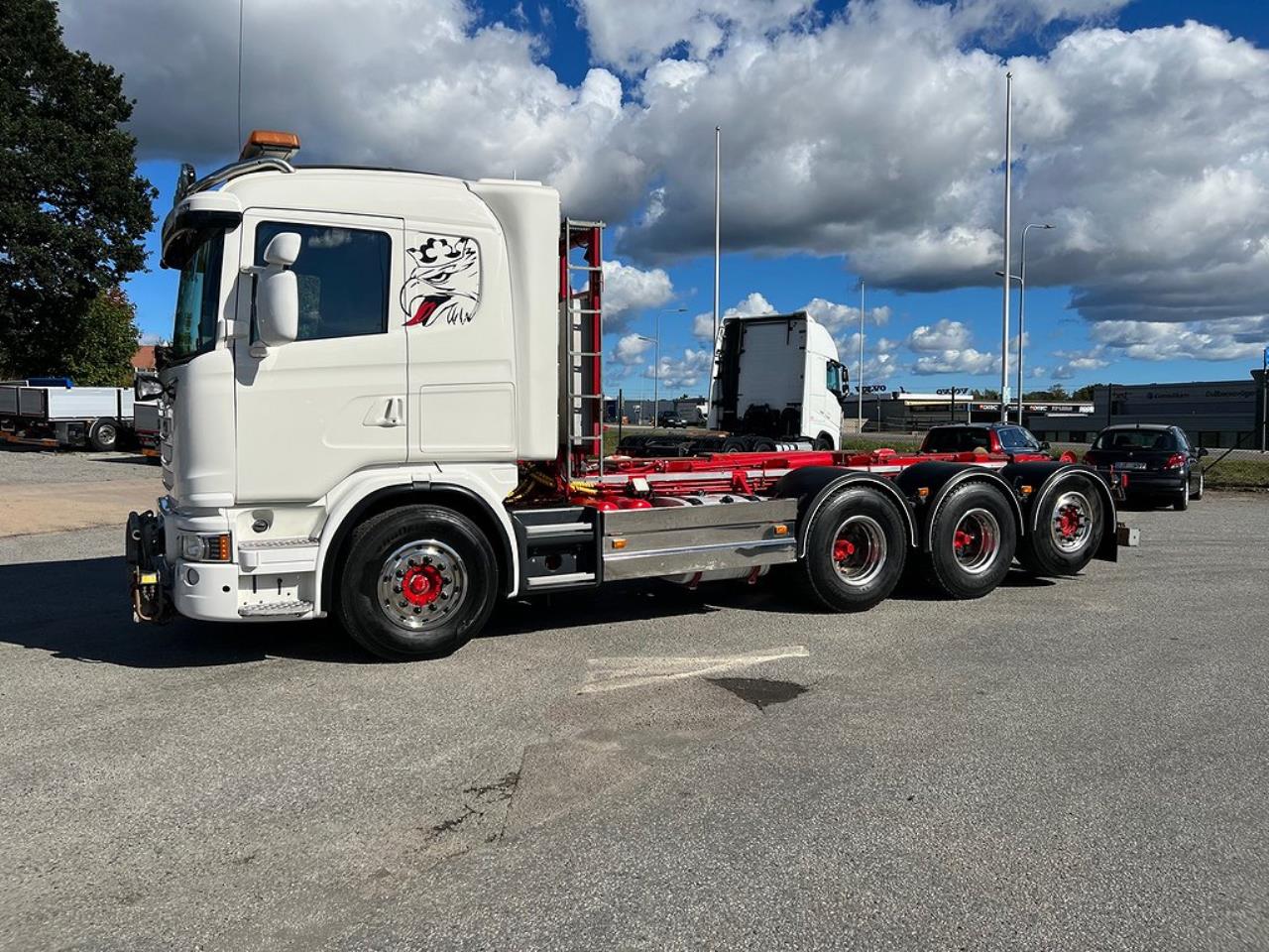 Scania G450 8x4*4 Lastväxlare Plogutrustad Euro 6 2014 - Krok/Lastväxlare