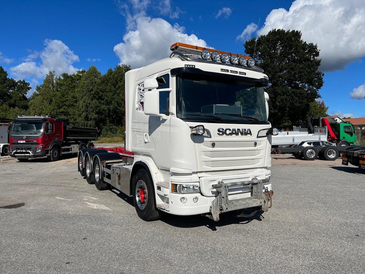 Scania G450 8x4*4 Lastväxlare Plogutrustad Euro 6 2014 - Krok/Lastväxlare