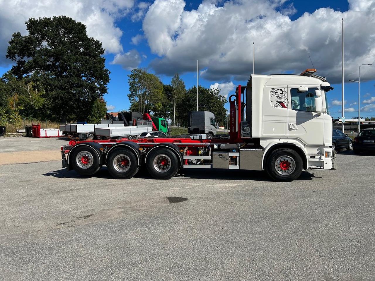 Scania G450 8x4*4 Lastväxlare Plogutrustad Euro 6 2014 - Krok/Lastväxlare