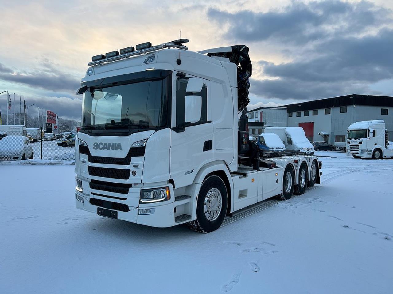 Scania G500 8x4*4 Super Kranväxlare Hiab 302 & Jibb 2023 - Kranväxlare
