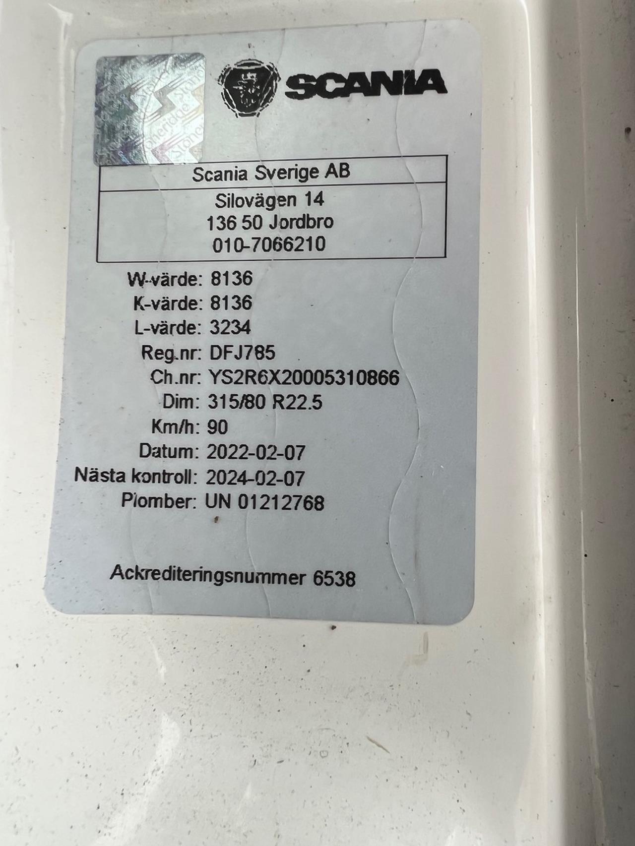 Scania R440 6x2*4 Kranväxlare Euro 6 2013 - Kranväxlare