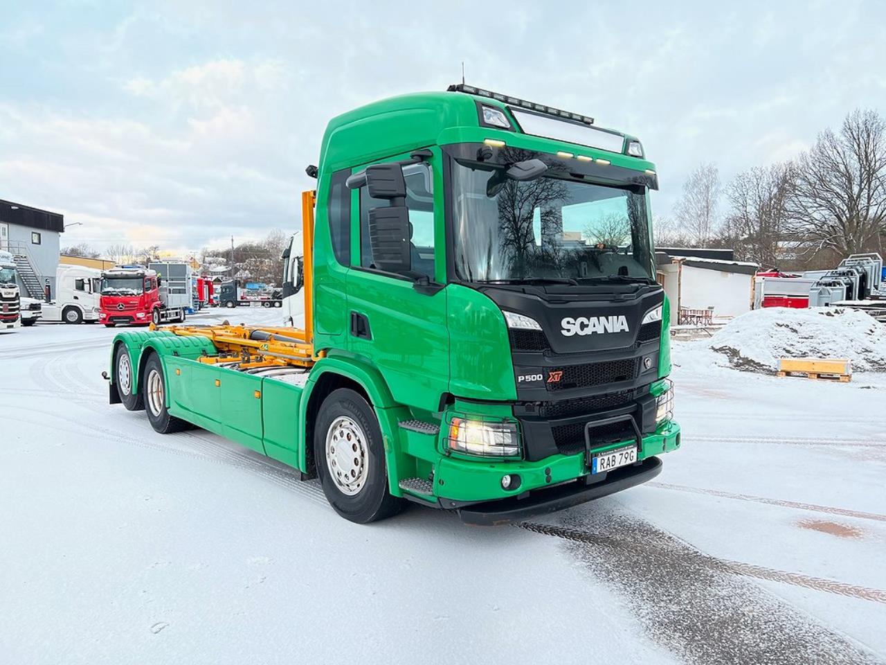 Scania P500 6x2*4 XT Lastväxlare Vikbart Torn 2019 - Krok/Lastväxlare