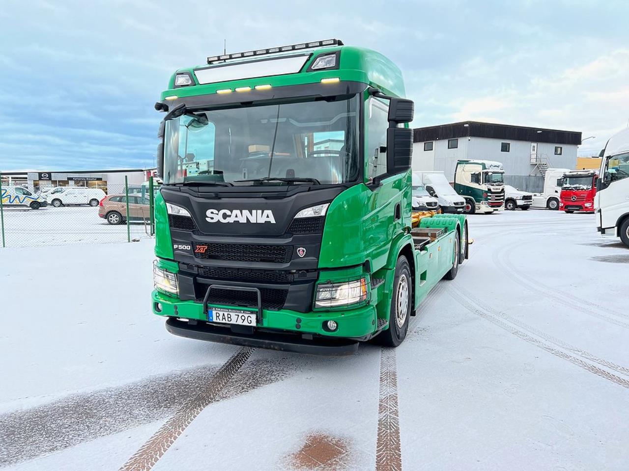 Scania P500 6x2*4 XT Lastväxlare Vikbart Torn 2019 - Krok/Lastväxlare