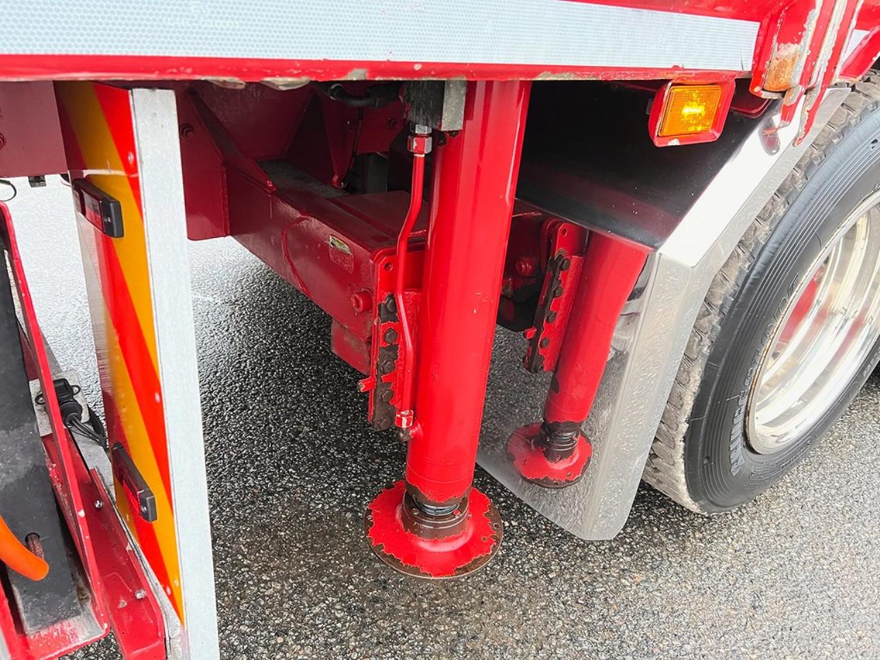 Scania G450 6x2 Brädgårdsbil Stor Kran, Båtstöttor Euro 6 2015 - Kran