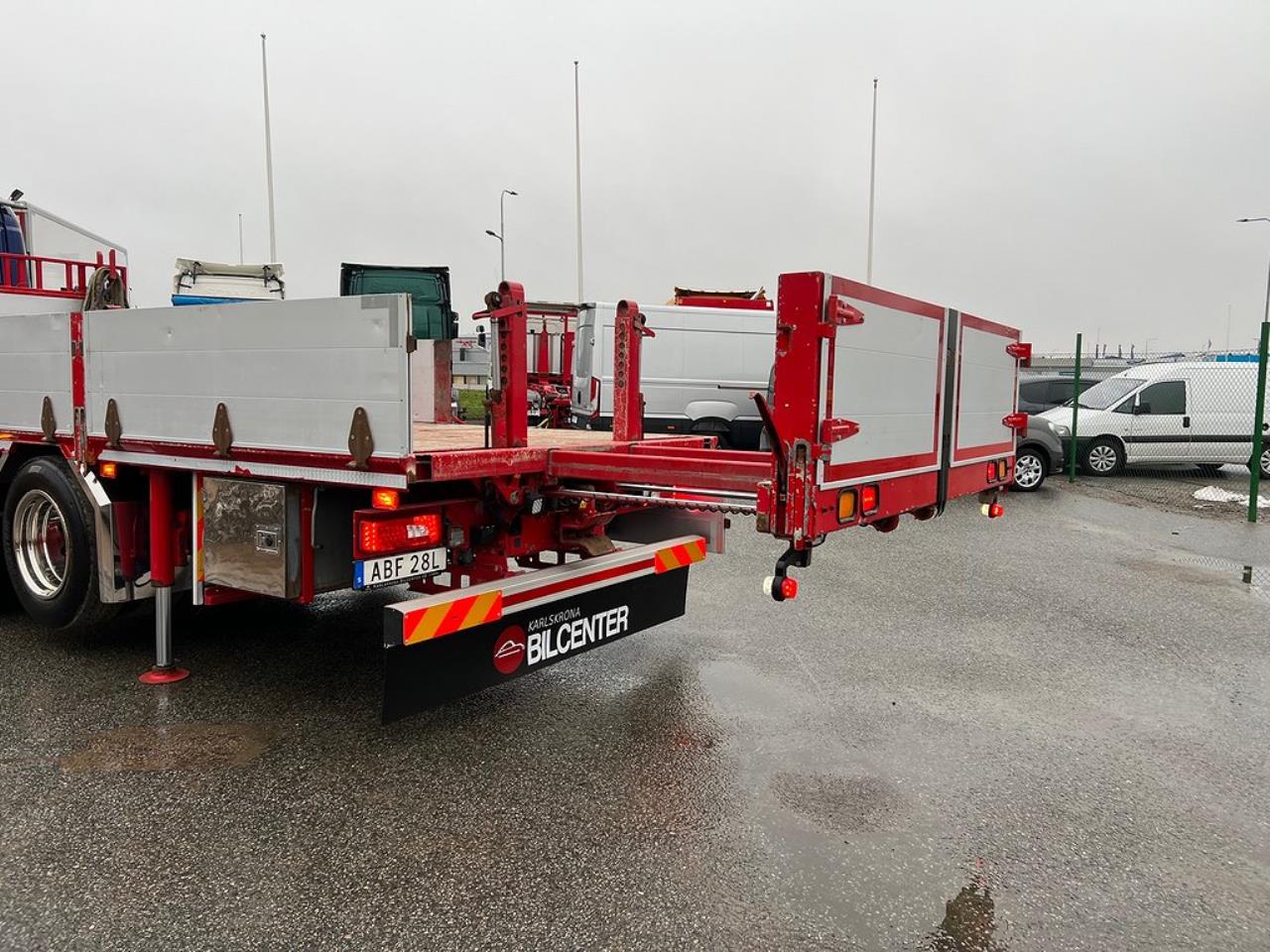 Scania G450 6x2 Brädgårdsbil Stor Kran, Båtstöttor Euro 6 2015 - Kran