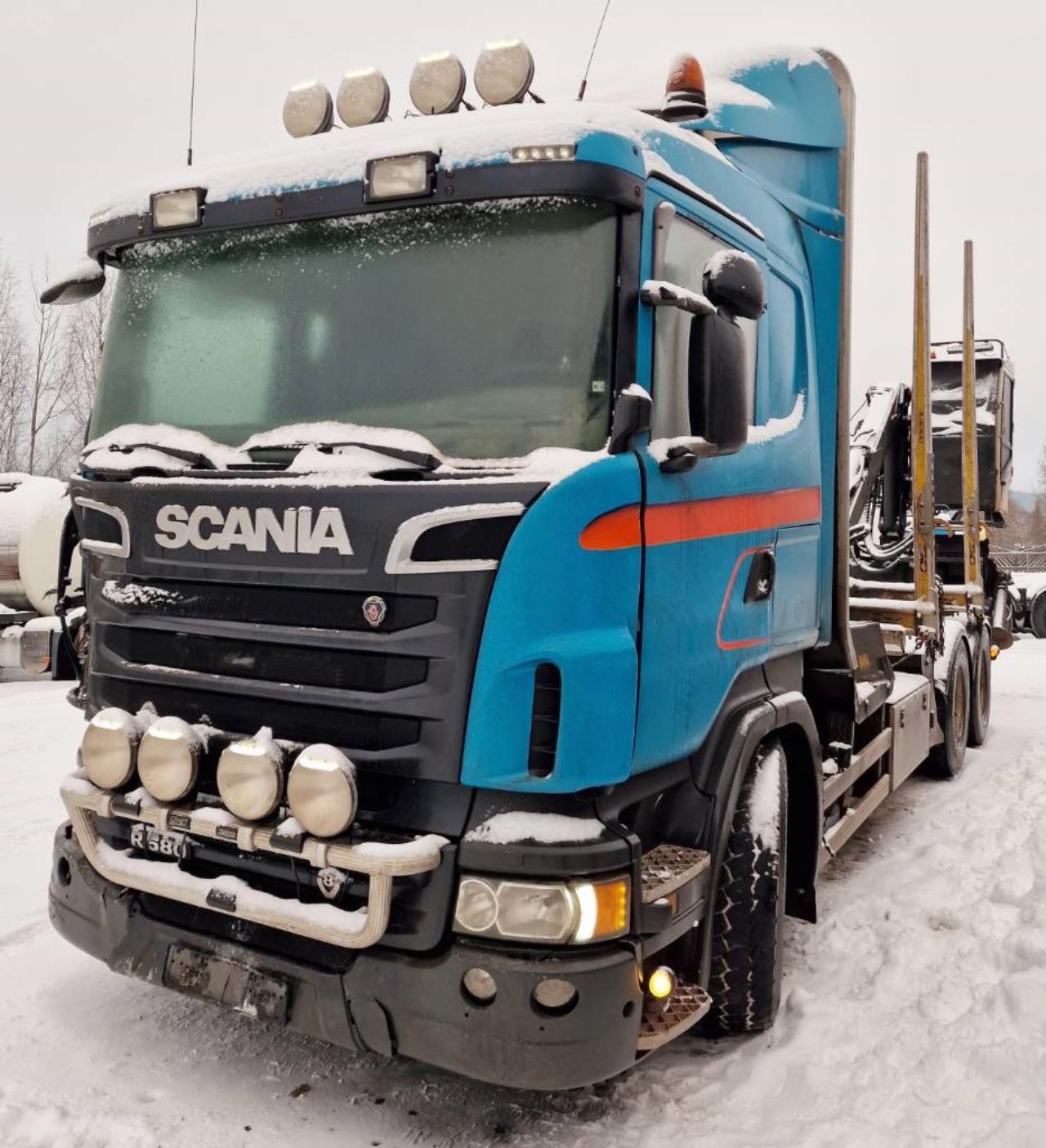 Scania R 560 LB timmerbil 2013 - Demonteringsobjekt