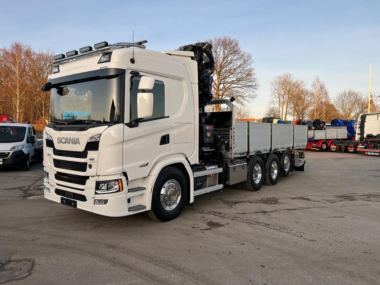 Scania G500 8x4*4 Brädgårdsbil / Kranbil Stor kran & Jibb 2022 - Kran