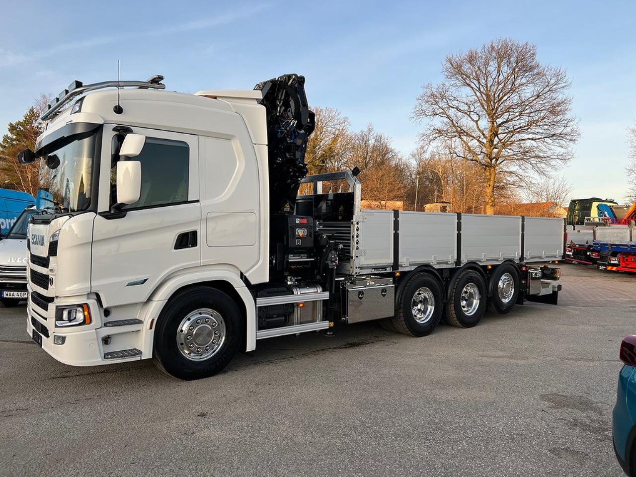 Scania G500 8x4*4 Brädgårdsbil / Kranbil Stor kran & Jibb 2022 - Kran