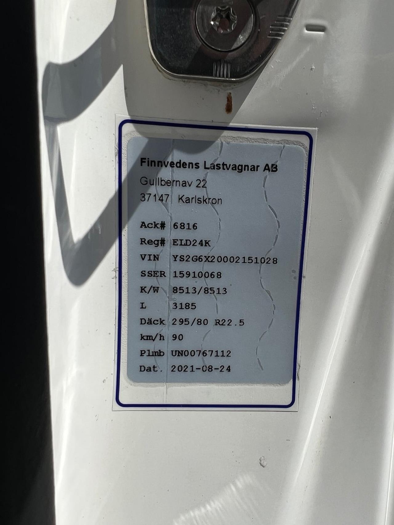 Scania G500 6x2 Lastväxlare Zetterberg / Livab  2018 - Krok/Lastväxlare