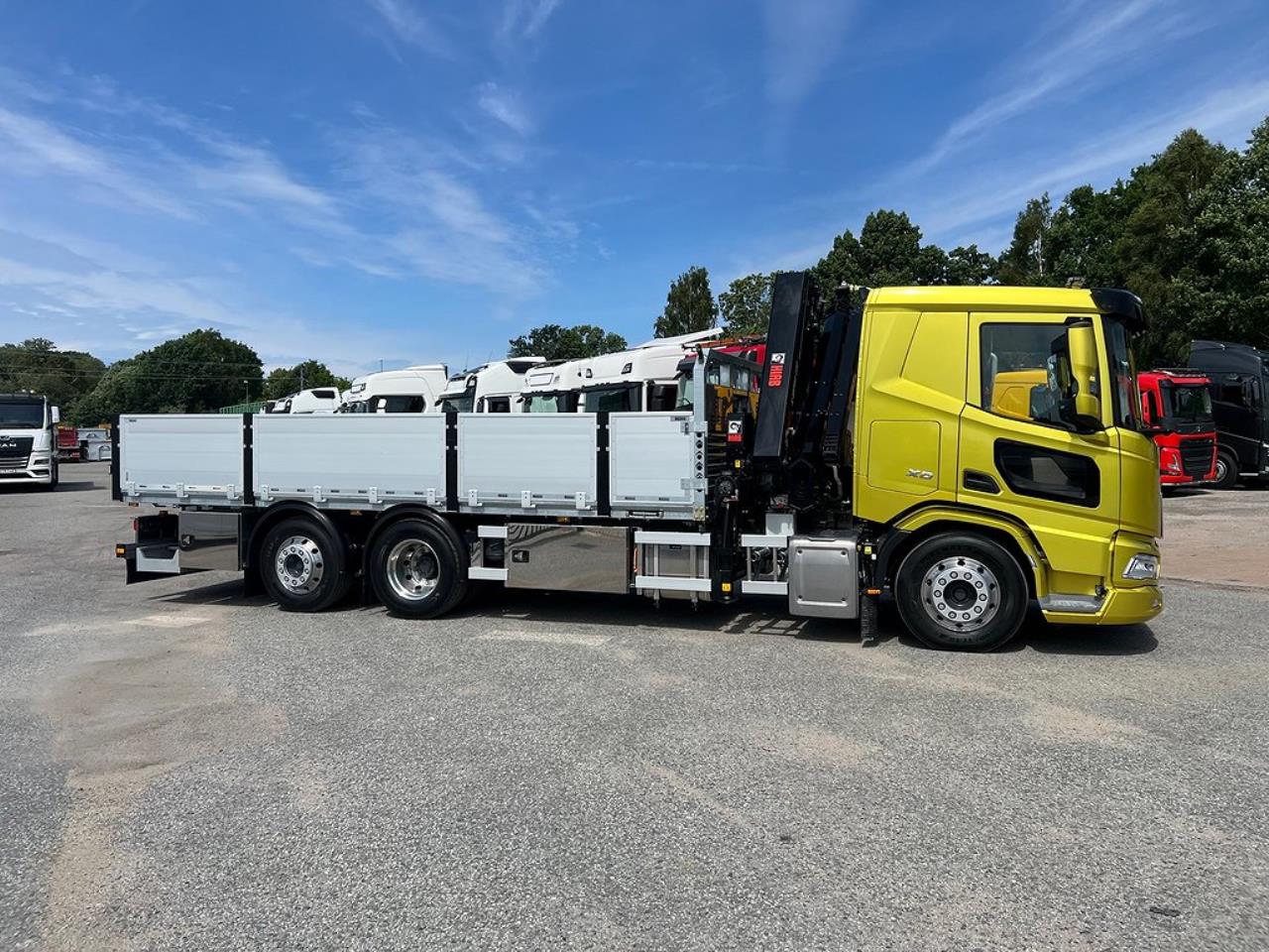 DAF XD 450 6x2*4 Kranbil Brädgårdsbil 2023 - Kran