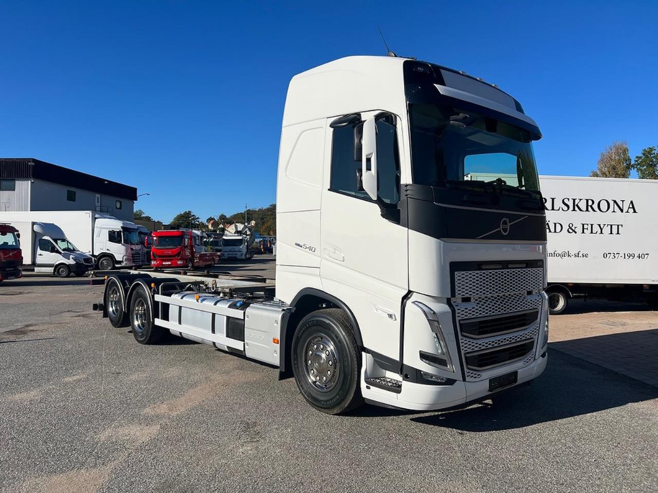 Volvo FH13 540 6x2 Containerbil / Lösflak I-SEE Retarder 2022 - Övrigt