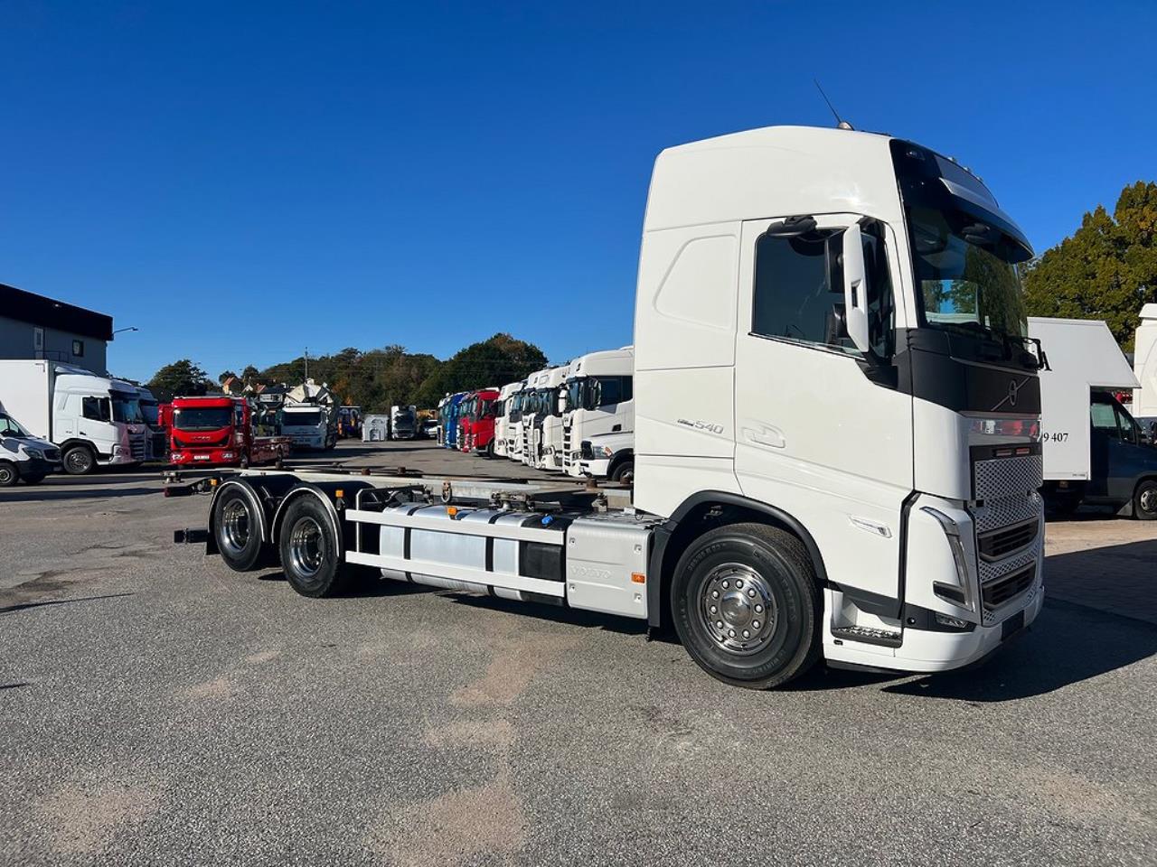 Volvo FH13 540 6x2 Containerbil / Lösflak I-SEE Retarder 2022 - Övrigt