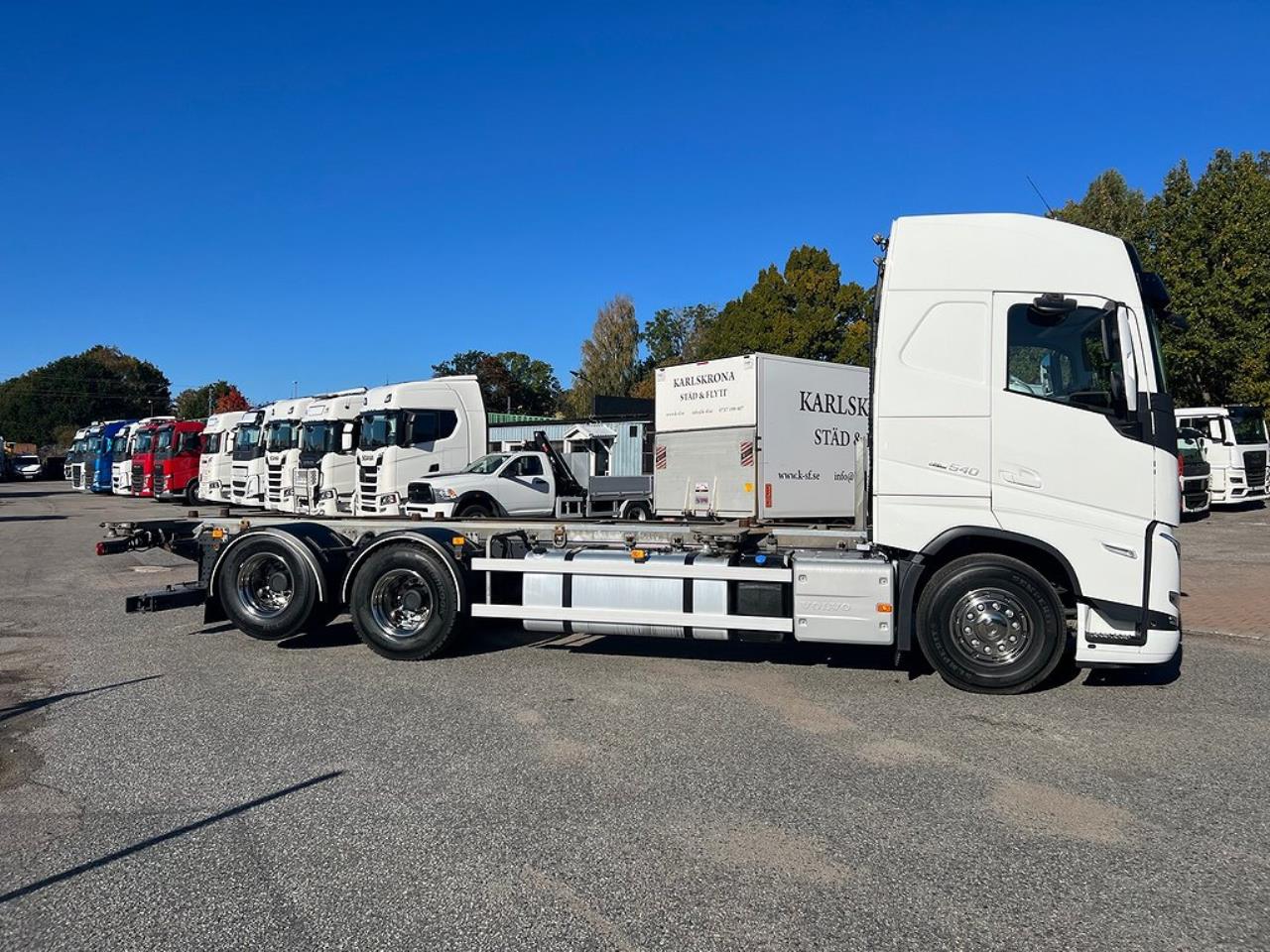 Volvo FH13 540 6x2 Containerbil / Lösflak I-SEE Retarder 2022 - Övrigt