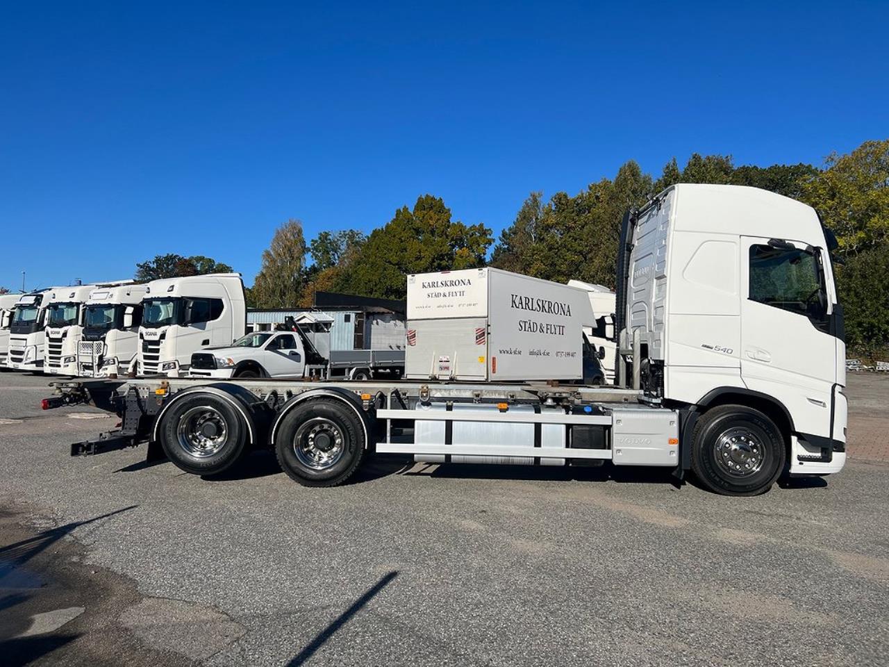 Volvo FH13 540 6x2 Containerbil / Lösflak I-SEE Retarder 2022 - Övrigt
