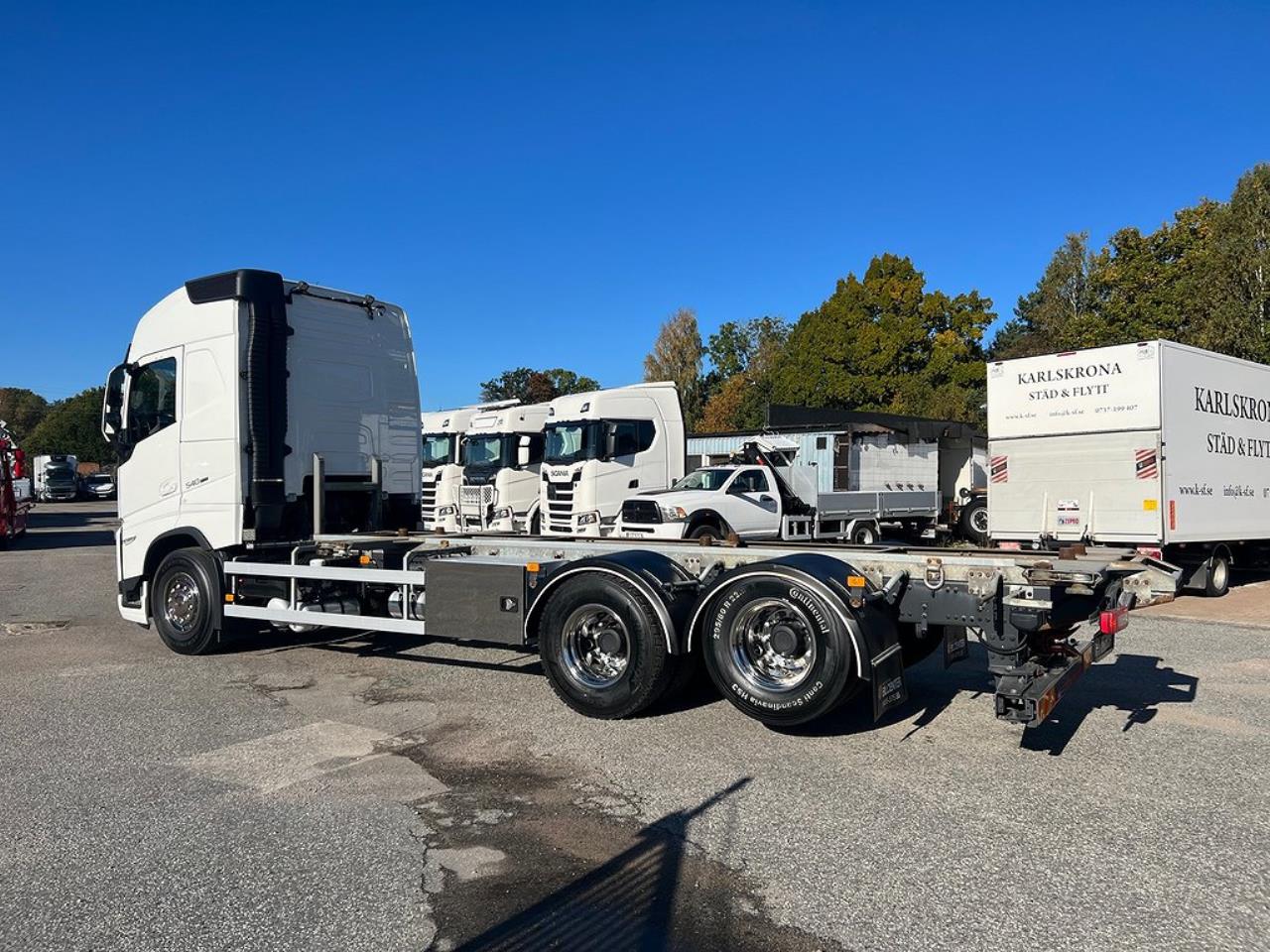 Volvo FH13 540 6x2 Containerbil / Lösflak I-SEE Retarder 2022 - Övrigt