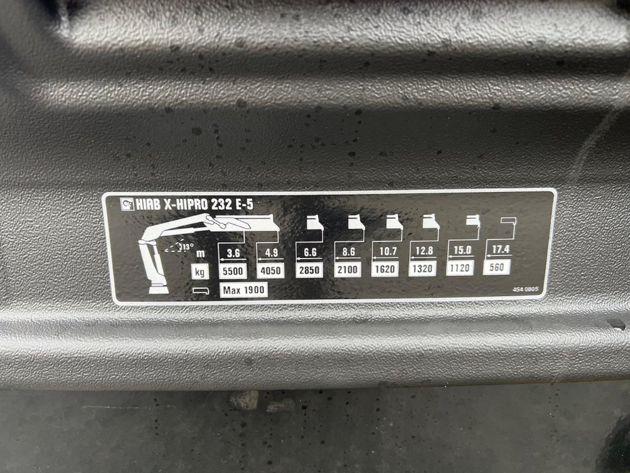 Övriga Nytt Kranflak Hiab eX.232.HiPro E-5 Kran Schaktlucka 2025 - Övrigt