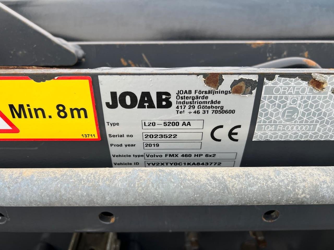 Volvo FMX 460 6x2*4 Lastväxlare Euro 6 2019 - Krok/Lastväxlare