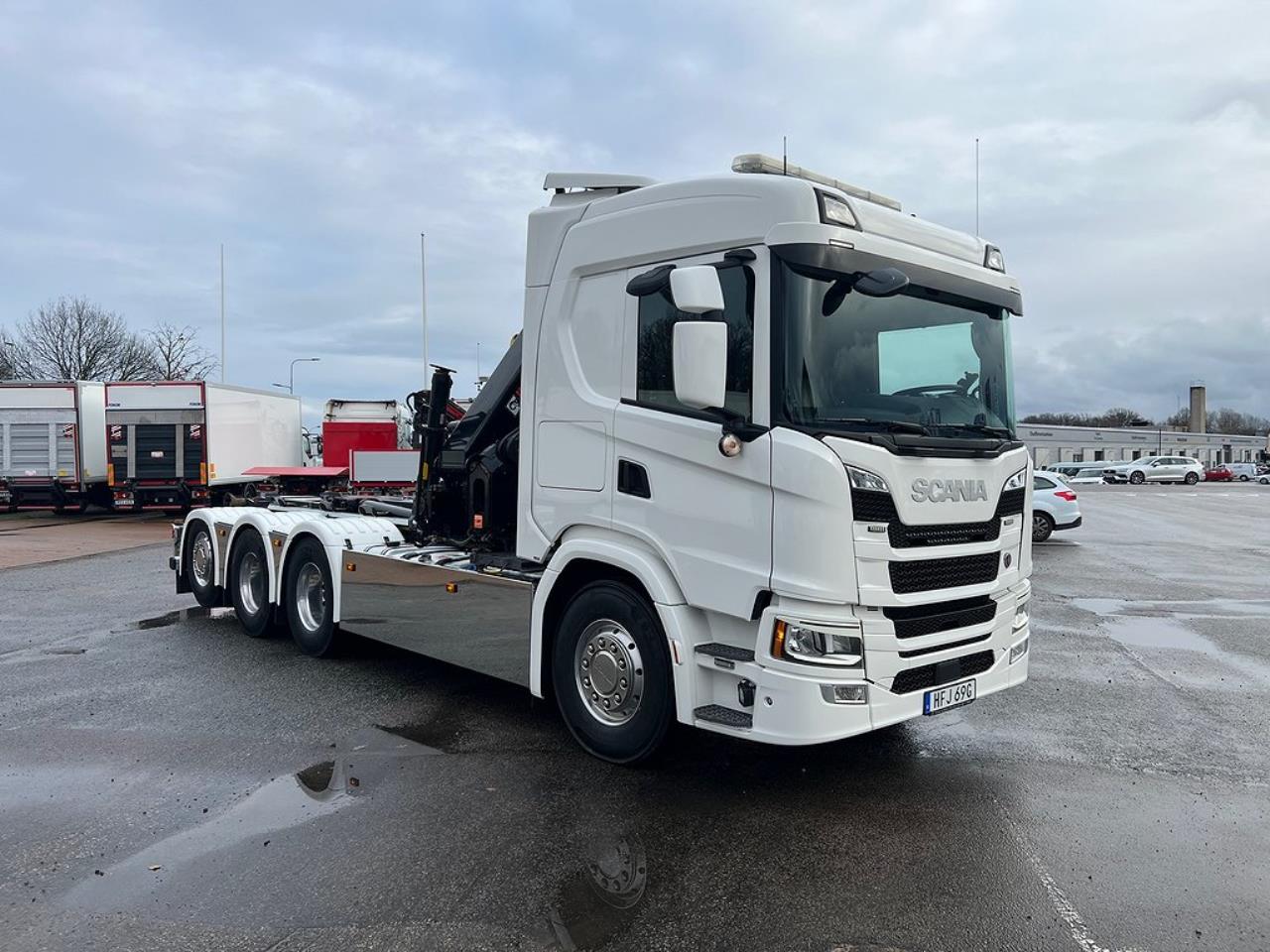 Scania G500 8x4*4 Tridem Kranväxlare Hiab kran  2019 - Kran