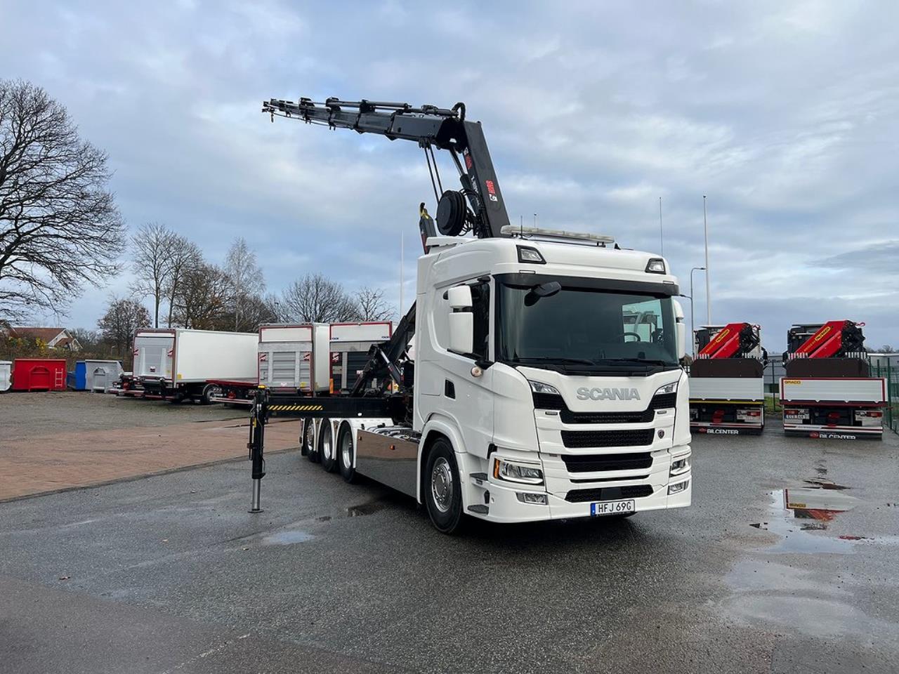 Scania G500 8x4*4 Tridem Kranväxlare Hiab kran  2019 - Kran