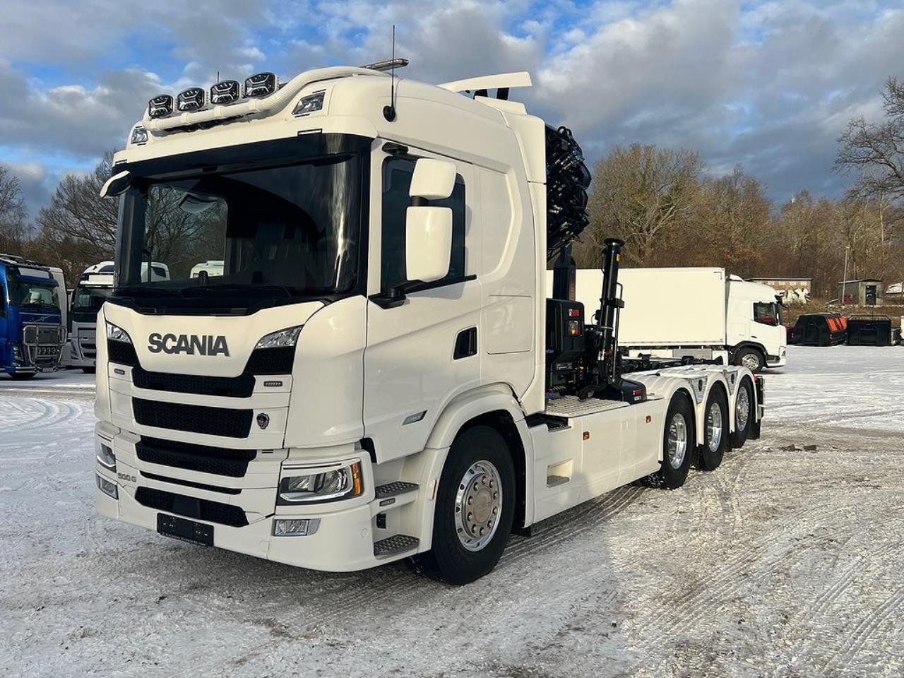 Scania G500 8x4*4 Super Kranväxlare Hiab 302 & Jibb 2023 - Kran