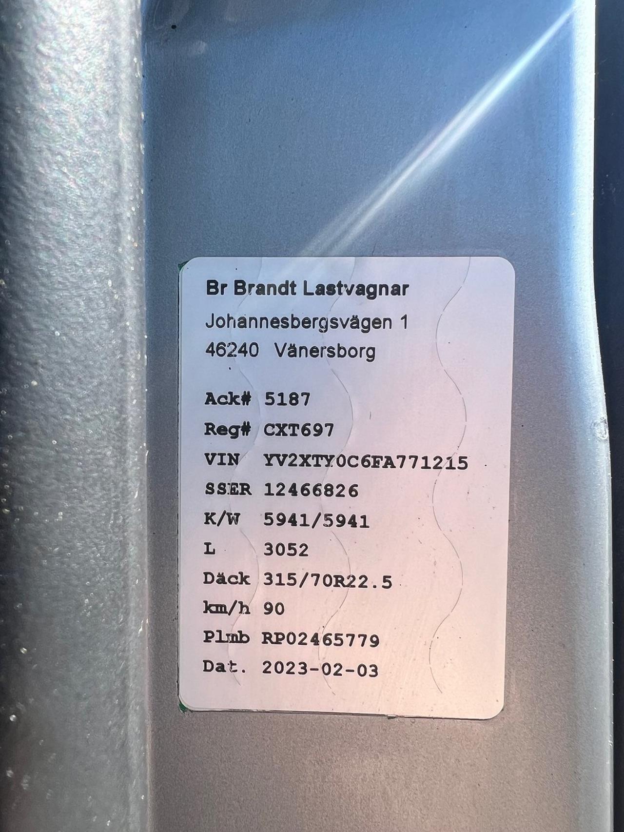 Volvo FM13 460 6x2*4 Lastväxlare Euro 6 Livab 2015 - Krok/Lastväxlare