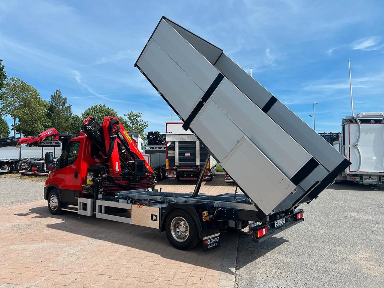 Iveco Daily 72C18 A8 Tippbil Palfinger Kran Fullutrustad 2024 - Övrigt