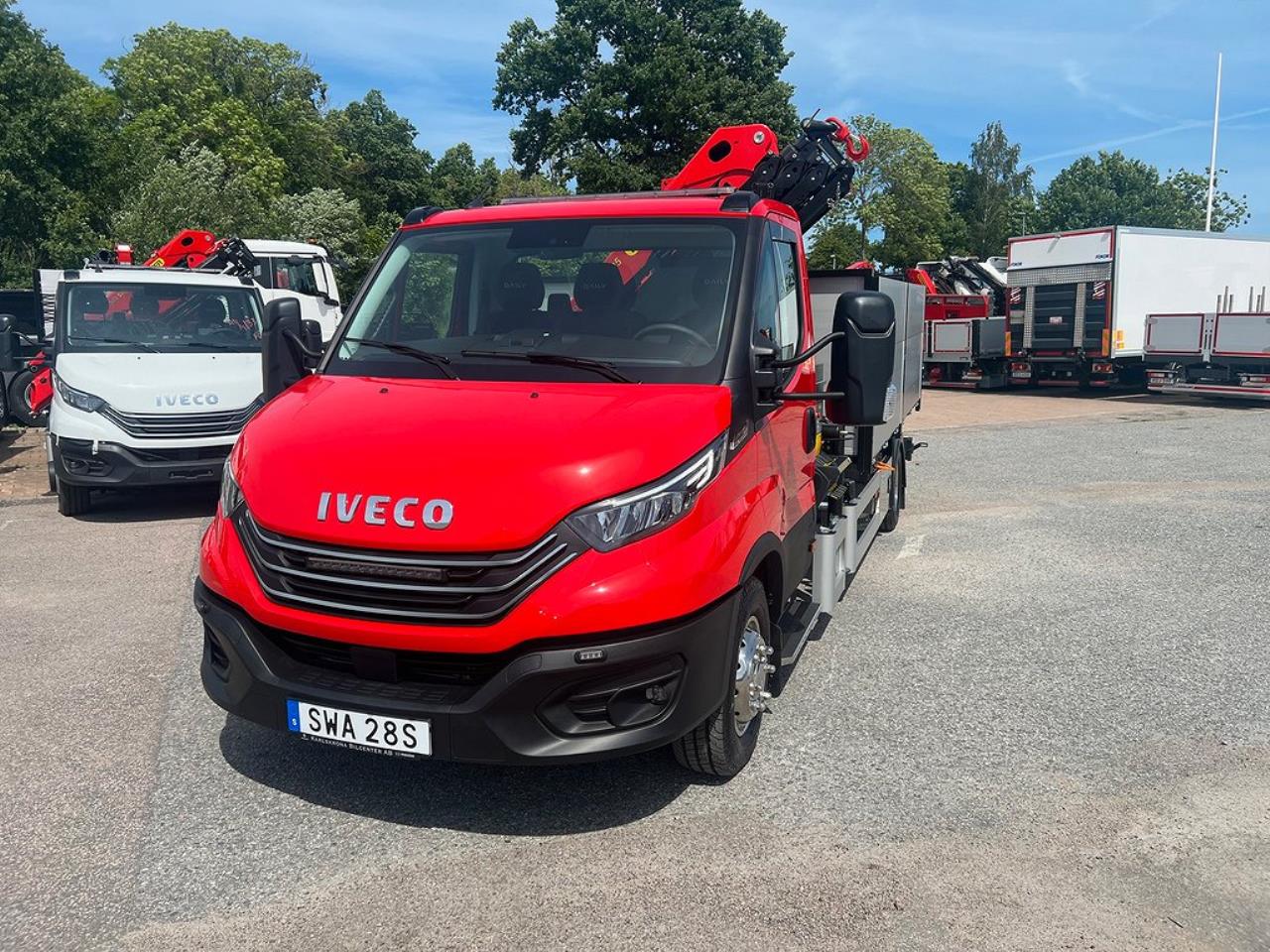 Iveco Daily 72C18 A8 Tippbil Palfinger Kran Fullutrustad 2024 - Övrigt