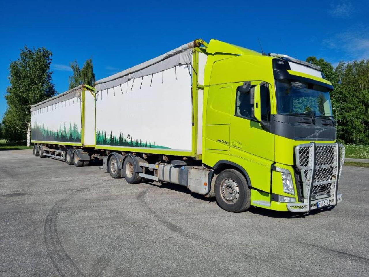 Volvo FH13 540hk Flisekipage MT EKSJÖ 2016 - Flis