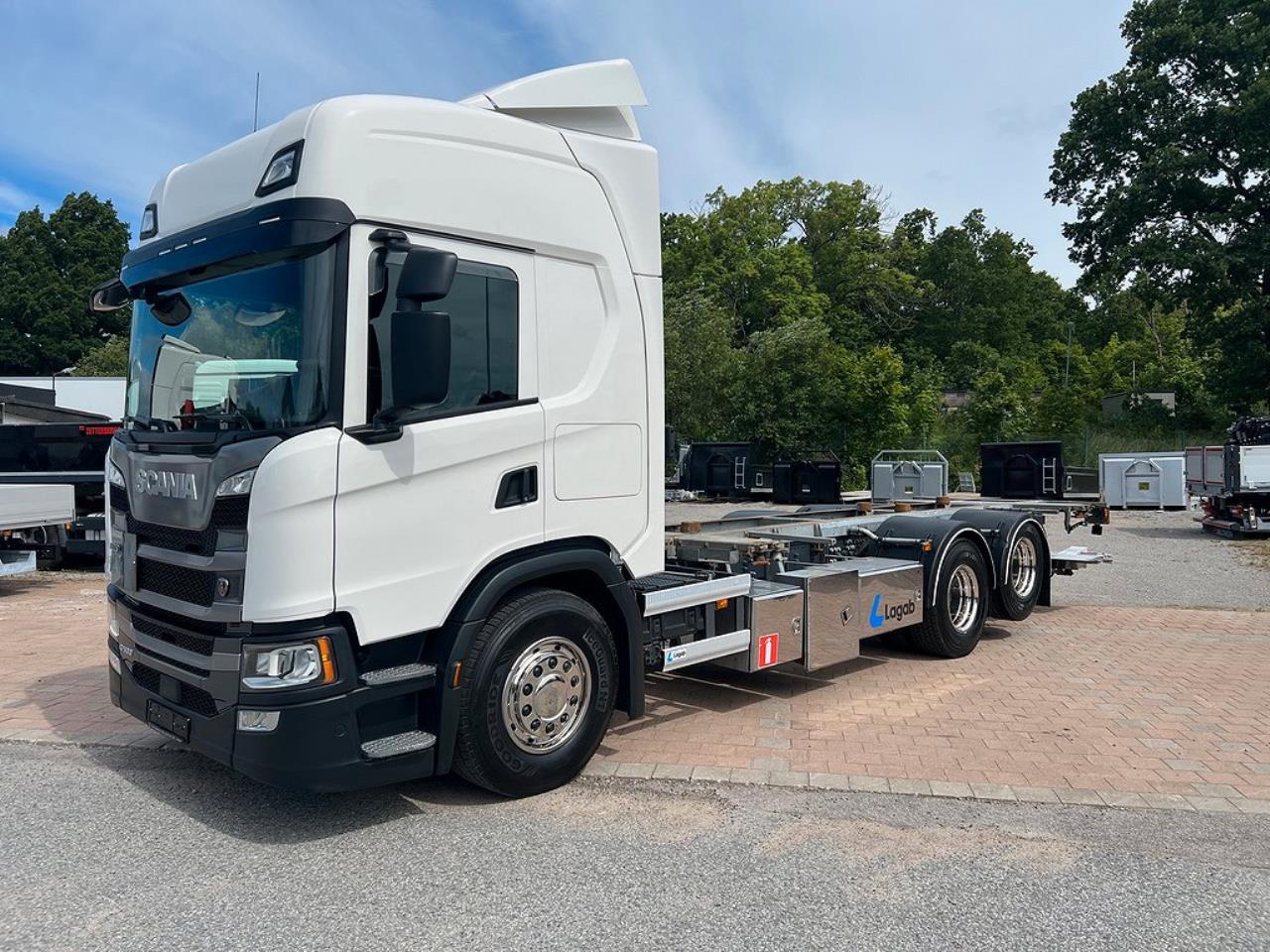 Scania G500 6x2 Lagab Containerbil / Lösflak Z-Lift 2021 - Övrigt