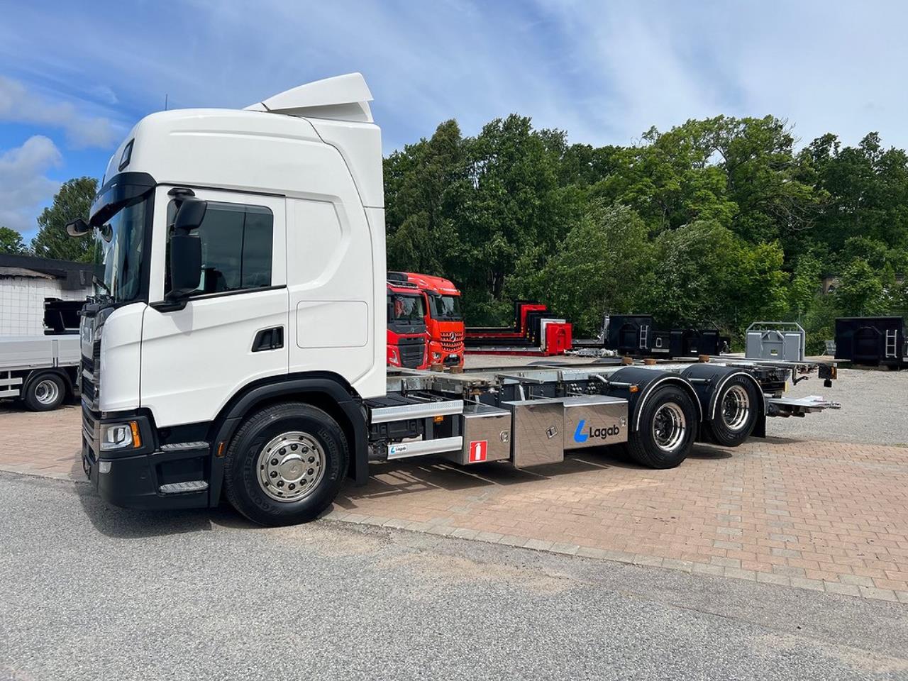 Scania G500 6x2 Lagab Containerbil / Lösflak Z-Lift 2021 - Övrigt