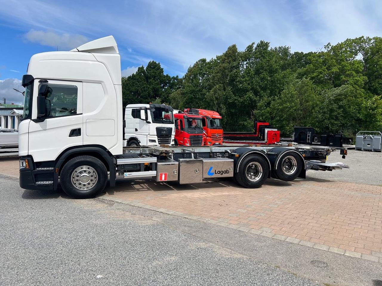 Scania G500 6x2 Lagab Containerbil / Lösflak Z-Lift 2021 - Övrigt