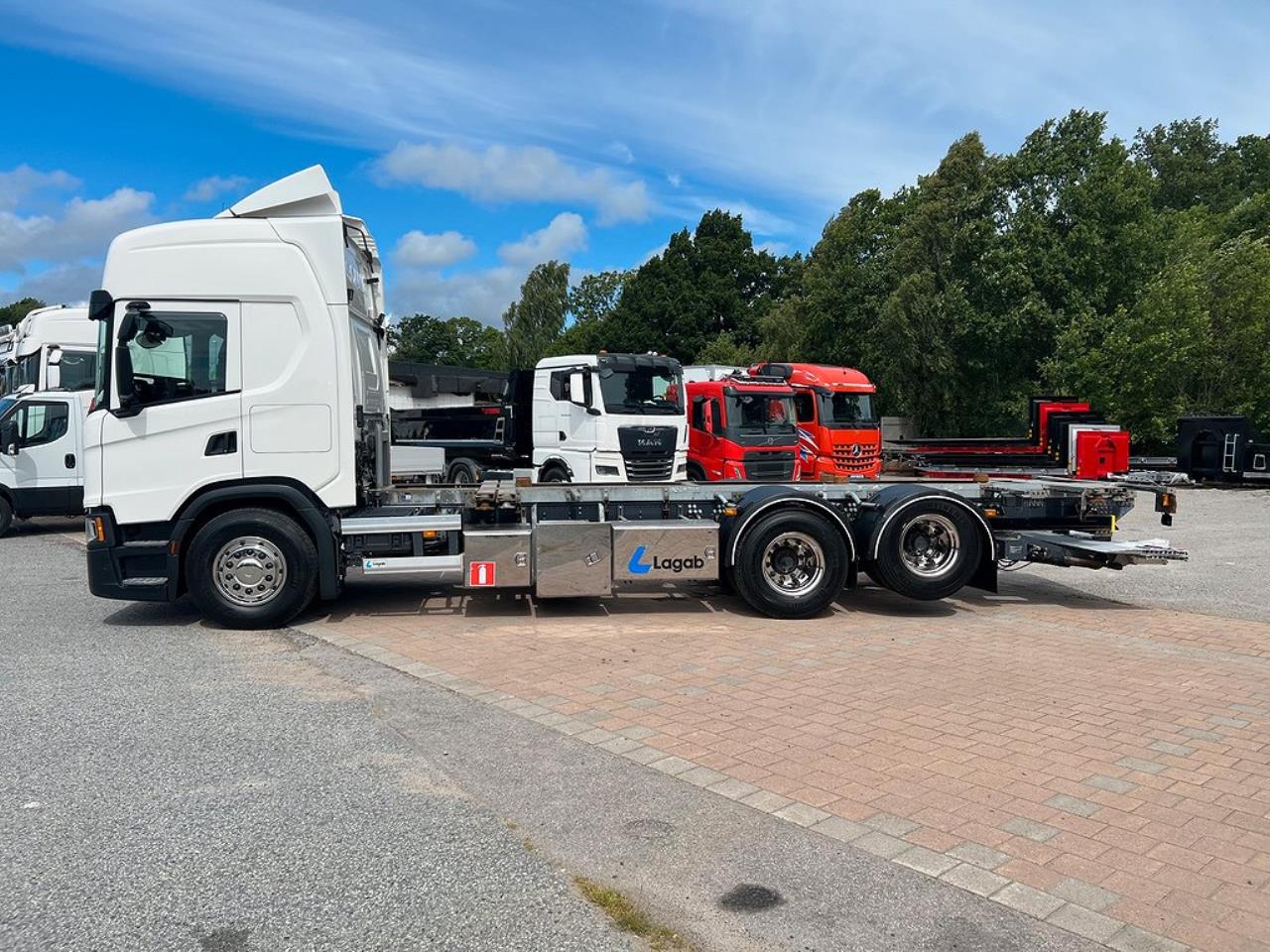 Scania G500 6x2 Lagab Containerbil / Lösflak Z-Lift 2021 - Övrigt