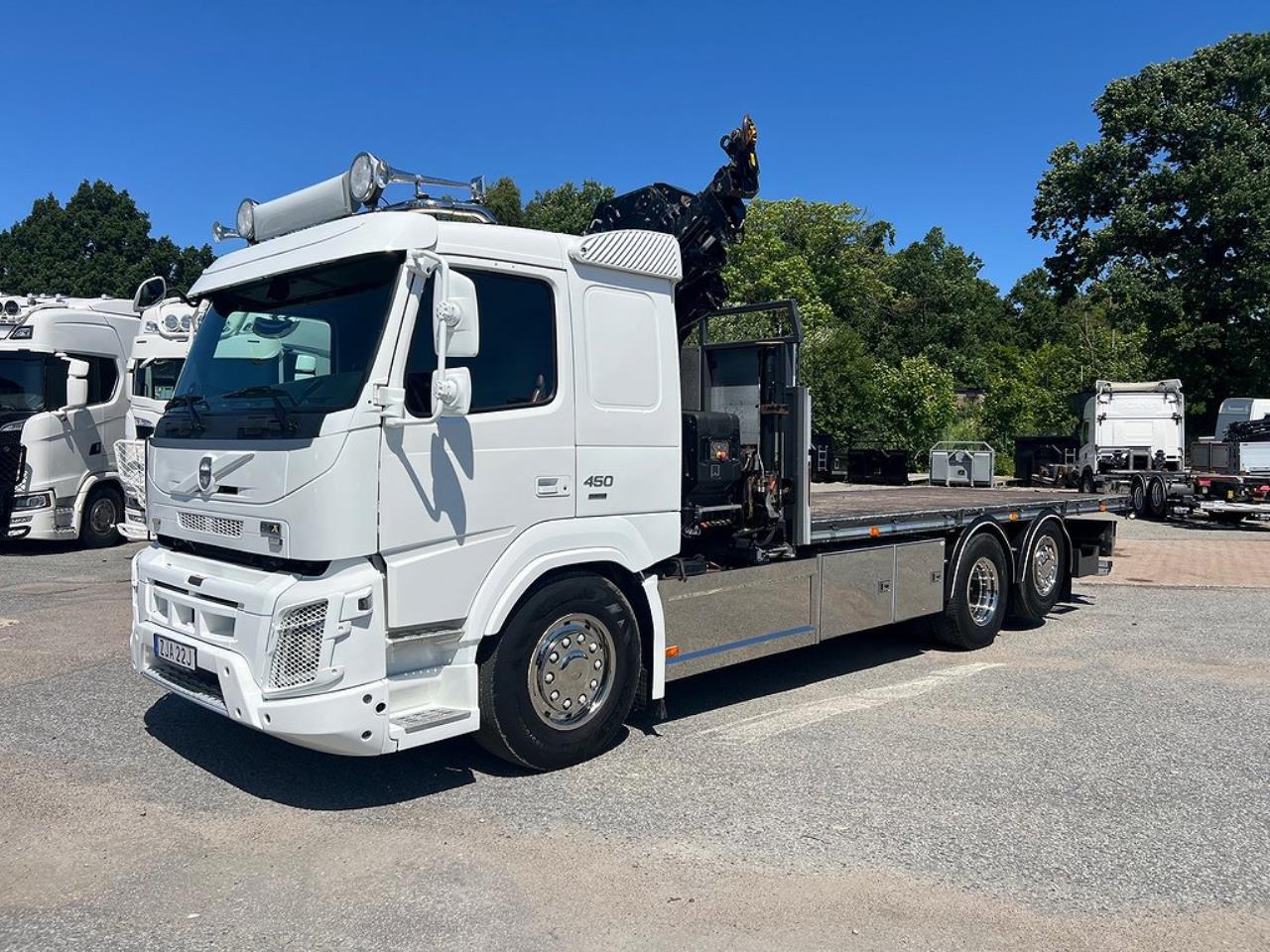 Volvo FMX 450 6x2*4 Kranbil / Brädgårdsbil Euro 6 Hiab 232 2018 - Kran