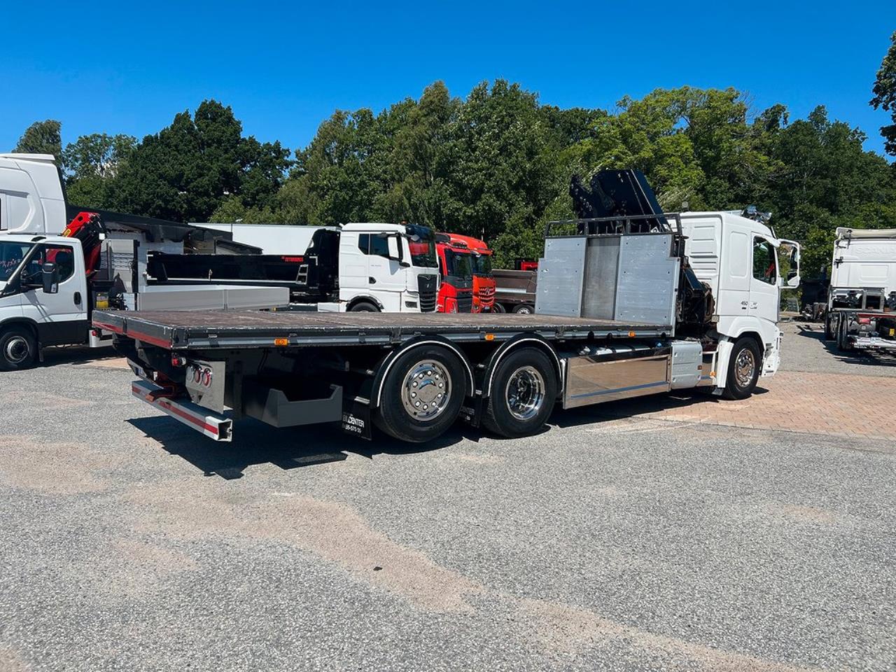 Volvo FMX 450 6x2*4 Kranbil / Brädgårdsbil Euro 6 Hiab 232 2018 - Kran