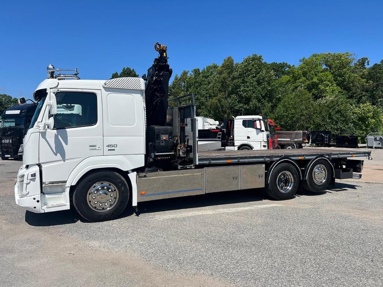 Volvo FMX 450 6x2*4 Kranbil / Brädgårdsbil Euro 6 Hiab 232 2018 - Kran