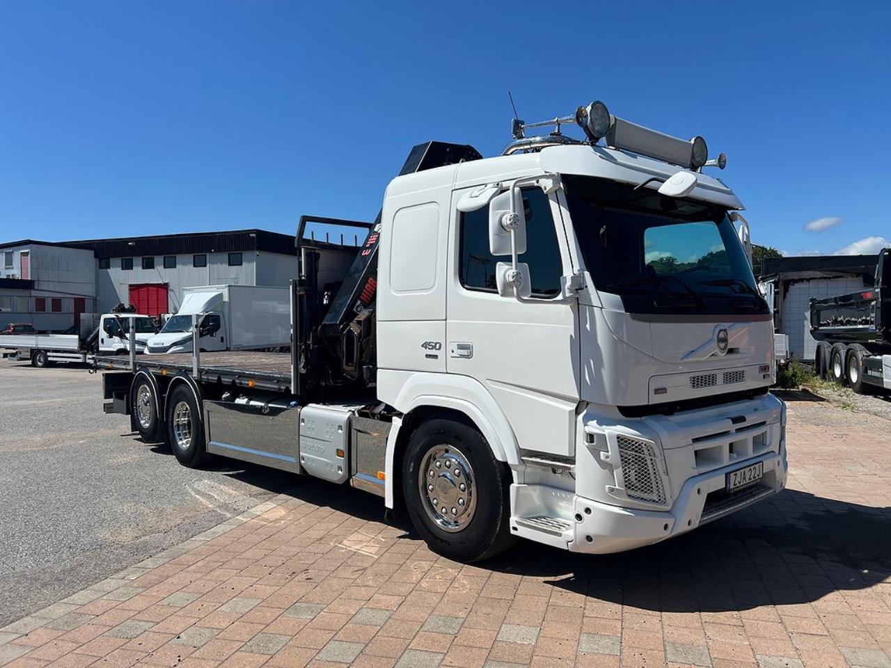 Volvo FMX 450 6x2*4 Kranbil / Brädgårdsbil Euro 6 Hiab 232 2018 - Kran