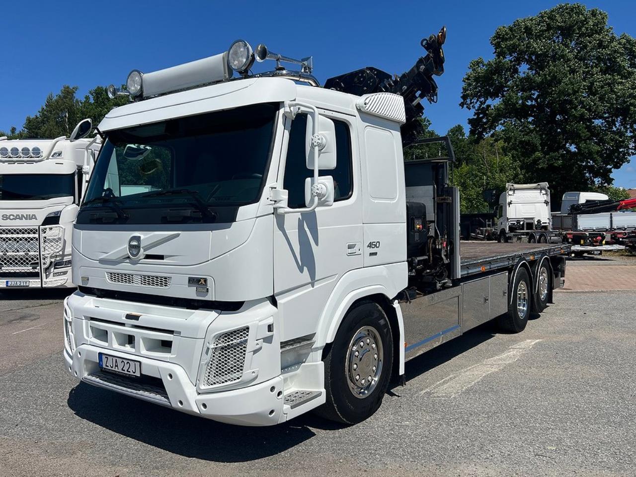 Volvo FMX 450 6x2*4 Kranbil / Brädgårdsbil Euro 6 Hiab 232 2018 - Kran