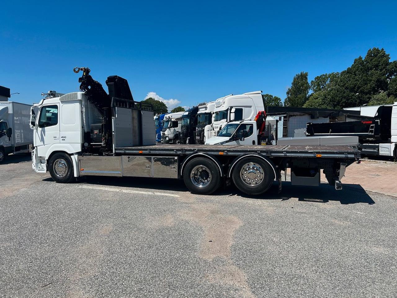 Volvo FMX 450 6x2*4 Kranbil / Brädgårdsbil Euro 6 Hiab 232 2018 - Kran