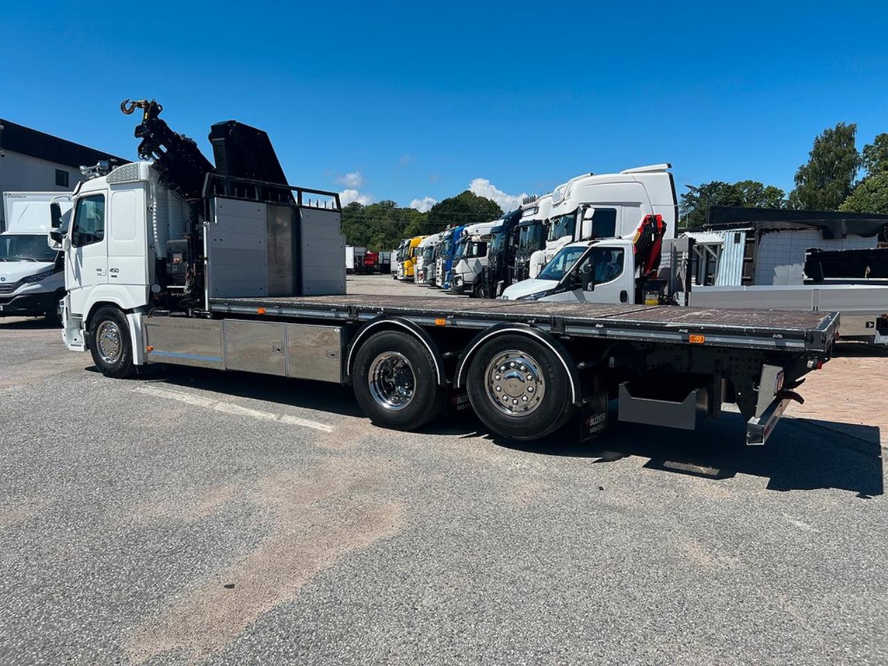 Volvo FMX 450 6x2*4 Kranbil / Brädgårdsbil Euro 6 Hiab 232 2018 - Kran