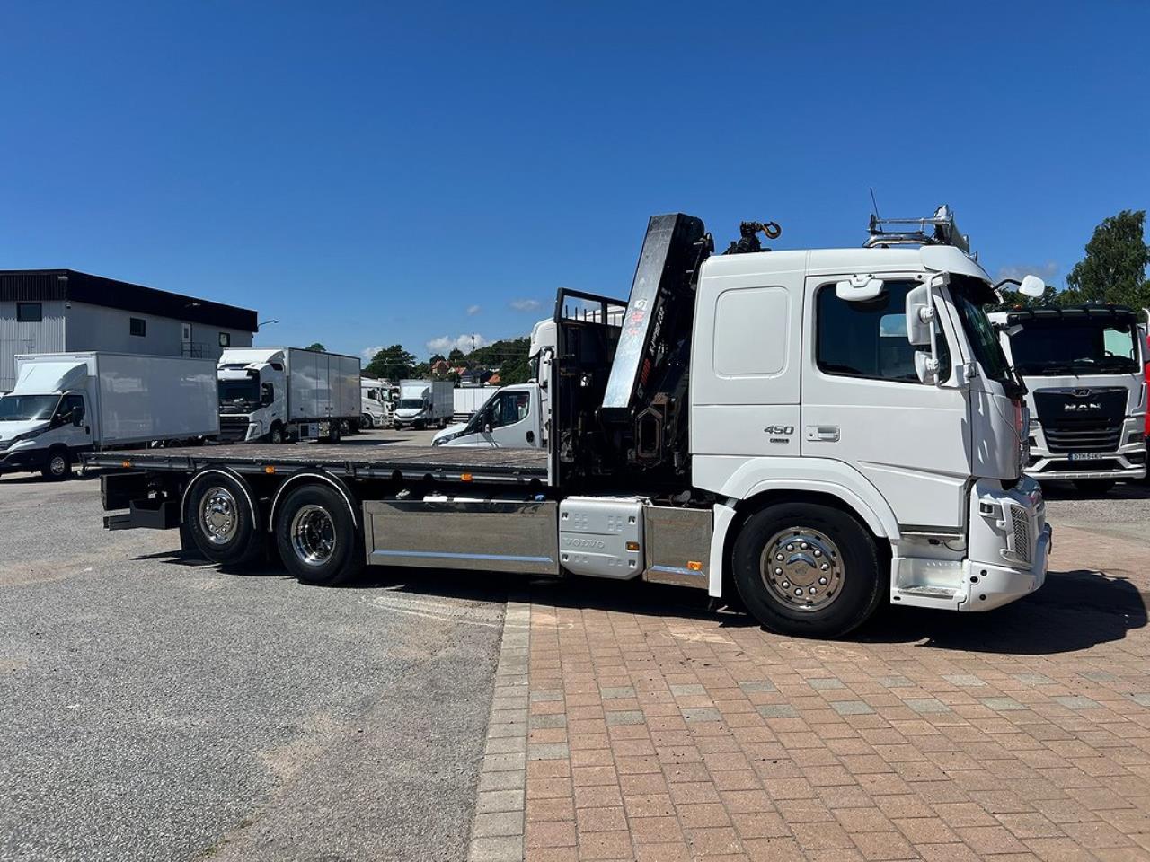 Volvo FMX 450 6x2*4 Kranbil / Brädgårdsbil Euro 6 Hiab 232 2018 - Kran