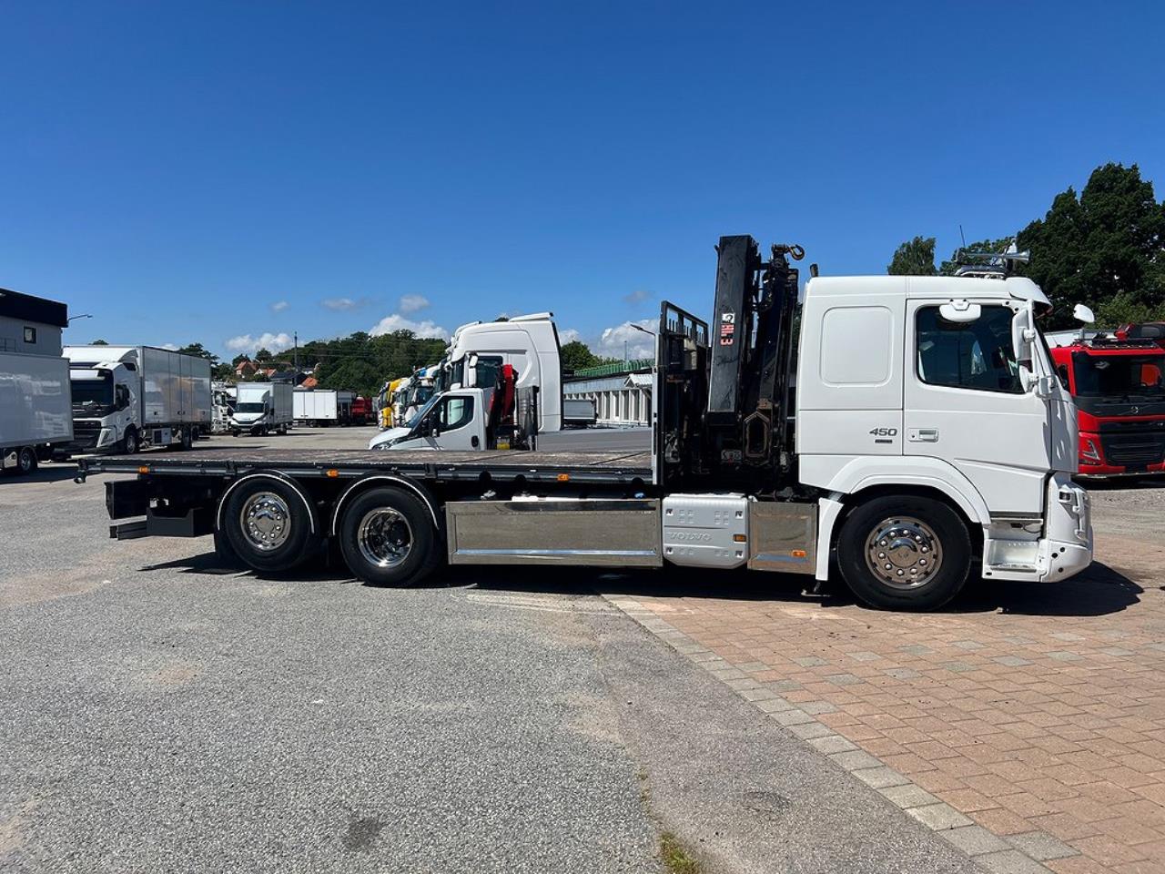 Volvo FMX 450 6x2*4 Kranbil / Brädgårdsbil Euro 6 Hiab 232 2018 - Kran