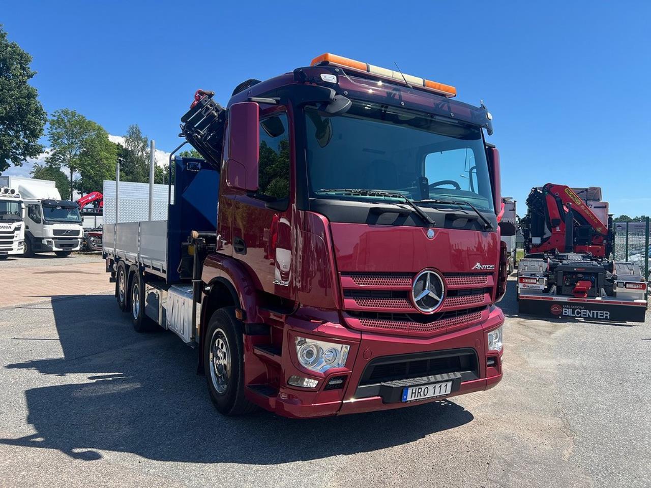 Mercedes-Benz Antos 2535 6x2*4 Kranbil Brädgårdsbil & Z-Lift 2015 - Kran